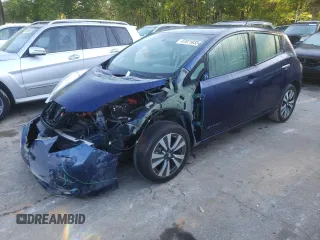 2017 Nissan LEAF SL with VIN 1N4BZ0CP7HC307611, listed as a Copart auction lot 47071833 with 60,553 mi miles. Bid and sale history available at carsss.com. Image 1.