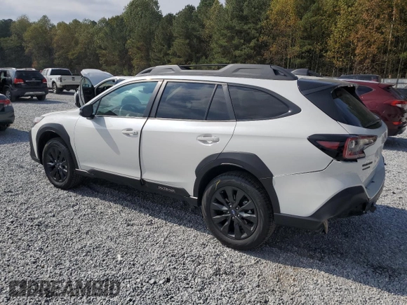 2025 Subaru Outback Onyx Edition with VIN 4S4BTALCXS3136483, listed as a Copart auction lot 77682574 with 1,085 mi miles and Salvage Title. Bid and sale history available at carsss.com. Image 2.