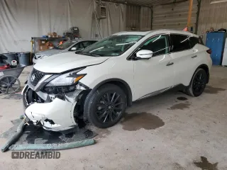 2020 Nissan Murano Platinum z VIN 5N1AZ2DS4LN171760, wystawiony jako Copart lot #56540535 z przebiegiem 60 087 mil mil oraz Szkoda całkowita • Salvage title. Historia ofert i sprzedaży dostępna na DreamBid. Obrazek 1.
