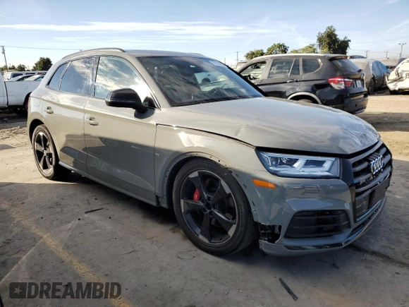 2020 Audi SQ5 Premium Plus with VIN WA1B4AFY9L2123802, listed as a Copart auction lot 79128594 with 25,133 mi miles and Salvage Title. Bid and sale history available at DreamBid. Image 4.