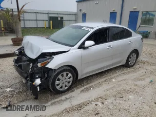2022 Kia Rio S with VIN 3KPA24ADXNE440779, listed as a Copart auction lot 58010574 with 80,281 mi miles and Clean Title. Bid and sale history available at carsss.com. Image 1.