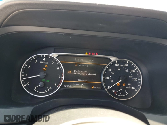 2024 Nissan Pathfinder S with VIN 5N1DR3AA9RC225749, listed as a Copart auction lot 68127344 with 12,636 mi miles and Clean title. Bid and sale history available at DreamBid. Image 9.
