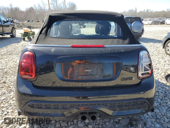 2022 MINI Convertible Cooper S z VIN WMW43DL09N3N62946, wystawiony jako Copart lot #52039284 z przebiegiem 20 736 mil mil oraz Szkoda całkowita • Salvage title. Historia ofert i sprzedaży dostępna na DreamBid. Obrazek 6.