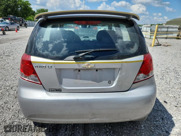 2006 Chevrolet Aveo LT with VIN KL1TG66696B619367, listed as a Copart auction lot 62567655 with 174,548 mi miles and Salvage title. Bid and sale history available at DreamBid. Image 6.