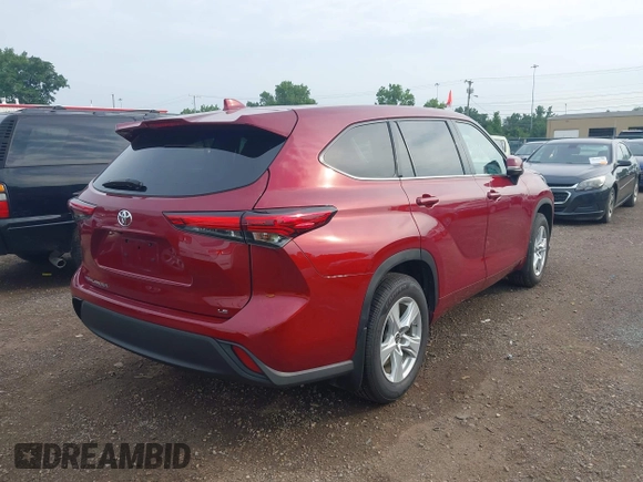 2021 Toyota Highlander L z VIN 5TDZZRAH2MS044221, wystawiony jako IAAI lot #42668093 z przebiegiem 64 539 mil mil oraz . Historia ofert i sprzedaży dostępna na DreamBid. Obrazek 4.