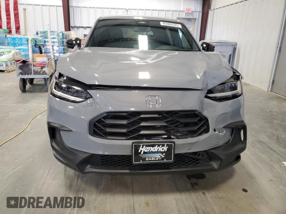 2023 Honda HR-V Sport with VIN 3CZRZ1H58PM720151, listed as a Copart auction lot 45986545 with 35,771 mi miles and Salvage Title. Bid and sale history available at carsss.com. Image 5.