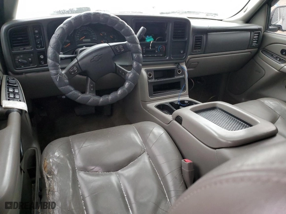 2005 Chevrolet Tahoe Z71 with VIN 1GNEK13T65R197195, listed as a Copart auction lot 44345435 with 0 mi miles and Salvage Title. Bid and sale history available at carsss.com. Image 8.