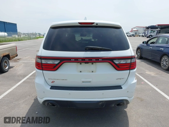 2018 Dodge Durango SRT with VIN 1C4SDJGJ2JC434843, listed as a IAAI auction lot 42434327 with 144,483 mi miles and . Bid and sale history available at DreamBid. Image 16.