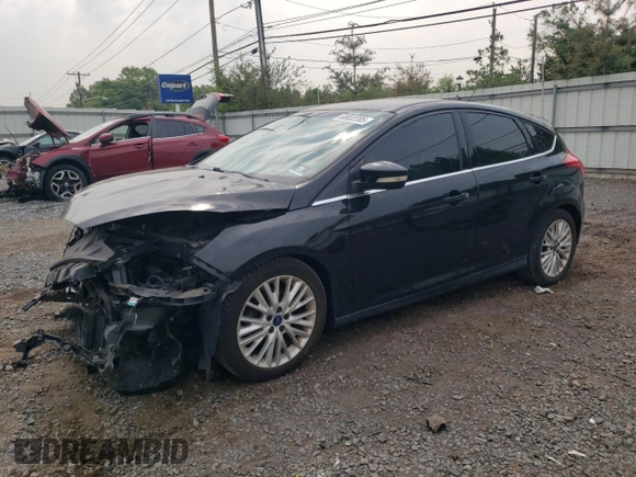 2016 Ford Focus Titanium with VIN 1FADP3N2XGL299598, listed as a Copart auction lot 60832285 with 121,482 mi miles and Salvage title. Bid and sale history available at DreamBid. Image 1.