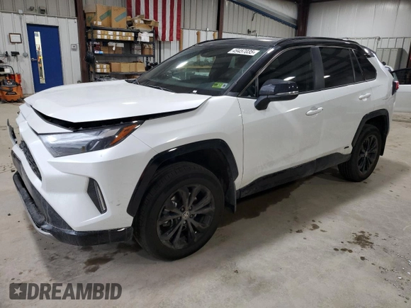 2024 Toyota RAV4 Hybrid XSE with VIN 2T3E6RFV8RW082127, listed as a Copart auction lot 49457035 with 5,544 mi miles and Salvage Title. Bid and sale history available at DreamBid. Image 1.