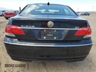 2007 BMW 7 Series 750i with VIN WBAHL83567DT08922, listed as a Copart auction lot 56196245 with 124,095 mi miles and Clean Title. Bid and sale history available at carsss.com. Image 6.