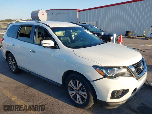 2019 Nissan Pathfinder SV z VIN 5N1DR2MN1KC603612, wystawiony jako IAAI lot #40720148 z przebiegiem 98 571 mil mil oraz . Historia ofert i sprzedaży dostępna na DreamBid. Obrazek 1.