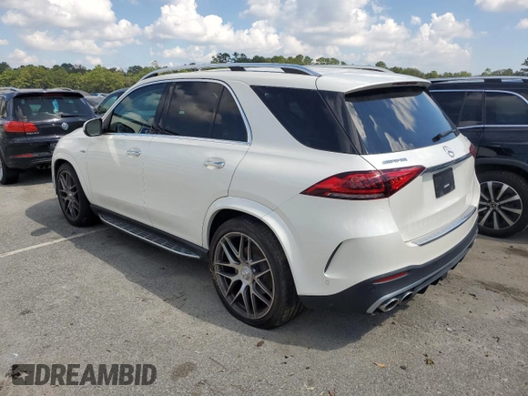 2022 Mercedes-Benz GLE 53 AMG with VIN 4JGFB6BB4NA592117, listed as a Copart auction lot 72260024 with 32,775 mi miles and Salvage title. Bid and sale history available at DreamBid. Image 2.