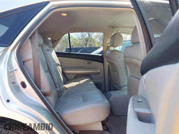 2006 Lexus RX 400h with VIN JTJHW31U360004554, listed as a IAAI auction lot 41986115 with 224,512 mi miles and . Bid and sale history available at DreamBid. Image 8.