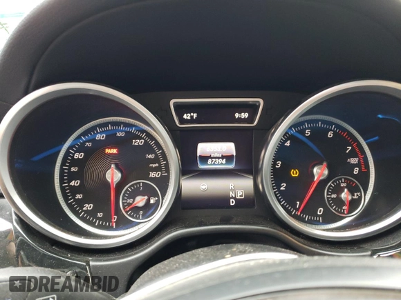 2017 Mercedes-Benz GLS 550 with VIN 4JGDF7DE1HA771048, listed as a Copart auction lot 39579594 with 87,394 mi miles and . Bid and sale history available at DreamBid. Image 9.