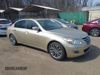 2011 Hyundai Genesis with VIN KMHGC4DF5BU119102, listed as a IAAI auction lot 41723094 with 136,230 mi miles. Bid and sale history available at carsss.com. Image 1.