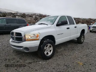 2006 Dodge 1500 SLT with VIN 1D7HU18N86S531804, listed as a Copart auction lot 47635835 with 139,881 mi miles and Salvage Title. Bid and sale history available at DreamBid. Image 1.