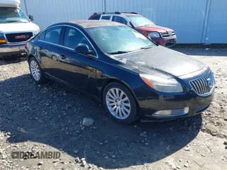 2011 Buick Regal CXL RL2 with VIN W04GP5EC9B1026145, listed as a IAAI auction lot 41496574 with 180,887 mi miles. Bid and sale history available at carsss.com. Image 1.