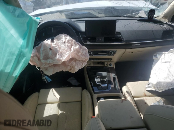 2024 Audi Q5 S line Premium Plus with VIN WA1EAAFYXR2052091, listed as a Copart auction lot 49450535 with Not provided miles and Salvage title. Bid and sale history available at DreamBid. Image 8.