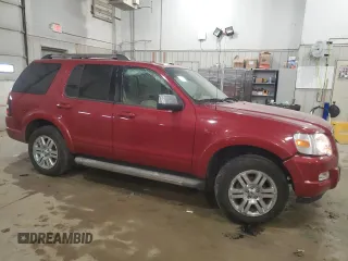 2010 Ford Explorer Limited with VIN 1FMEU7F80AUA19752, listed as a Copart auction lot 52205345 with 234,032 mi miles and Salvage title. Bid and sale history available at DreamBid. Image 4.