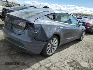 2020 Tesla Model 3 Long Range with VIN 5YJ3E1EB8LF712079, listed as a Copart auction lot 47967205 with Not Provided miles and Salvage Title. Bid and sale history available at DreamBid. Image 3.
