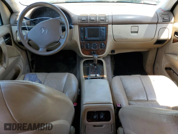 2001 Mercedes-Benz M-Class with VIN 4JGAB54EX1A259944, listed as a Copart auction lot 62058904 with 178,674 mi miles and Clean Title. Bid and sale history available at carsss.com. Image 8.