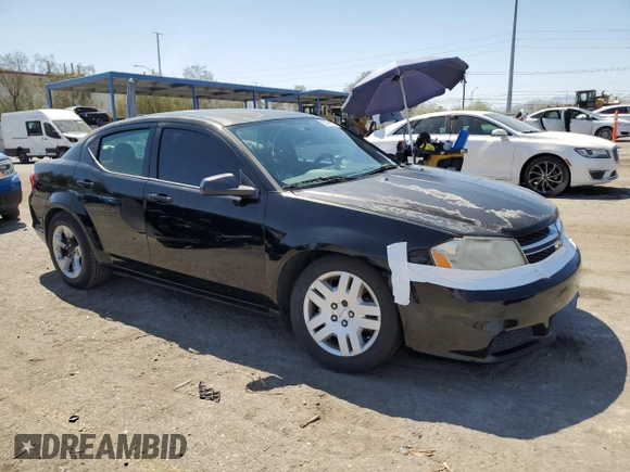 2014 Dodge Avenger SE with VIN 1C3CDZAB8EN215730, listed as a Copart auction lot 52381935 with 134,173 mi miles and Salvage Title. Bid and sale history available at DreamBid. Image 4.