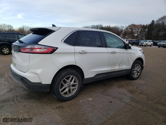 2022 Ford Edge SEL with VIN 2FMPK4J99NBA62012, listed as a Copart auction lot 42115595 with 35,611 mi miles and Salvage Title. Bid and sale history available at carsss.com. Image 3.