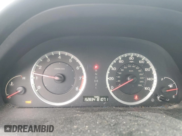 2009 Honda Accord LX-P with VIN 1HGCP26439A152751, listed as a Copart auction lot 60191995 with 152,834 mi miles and Salvage title. Bid and sale history available at DreamBid. Image 9.