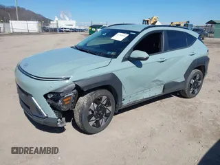 2024 Hyundai Kona SEL with VIN KM8HBCAB2RU118129, listed as a IAAI auction lot 41751534 with 7,468 mi miles. Bid and sale history available at carsss.com. Image 18.