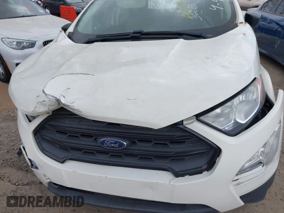 2020 Ford EcoSport S with VIN MAJ3S2FE0LC366183, listed as a IAAI auction lot 41951752 with 115,037 mi miles. Bid and sale history available at carsss.com. Image 6.