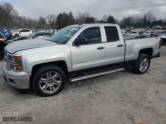 2014 Chevrolet Silverado 1500 LT with VIN 1GCVKREH1EZ277553, listed as a Copart auction lot 42538555 with 167,838 mi miles and Clean Title. Bid and sale history available at carsss.com. Image 1.