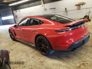 2023 Porsche Taycan GTS with VIN WP0AD2Y11PSA48366, listed as a Copart auction lot 41264494 with 552 mi miles and . Bid and sale history available at DreamBid. Image 2.