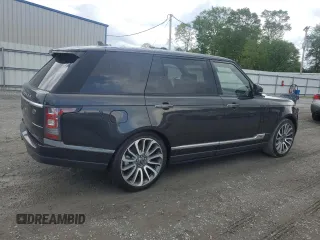 2015 Land Rover Range Rover Autobiography with VIN SALGV3TF8FA222606, listed as a Copart auction lot 52878095 with 153,109 mi miles and Clean title. Bid and sale history available at DreamBid. Image 3.