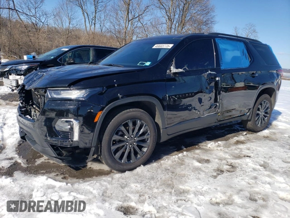 2024 Chevrolet Traverse with VIN 1GNETYKW8RJ128773, listed as a Copart auction lot 46603775 with 17,388 mi miles and Salvage title. Bid and sale history available at DreamBid. Image 1.