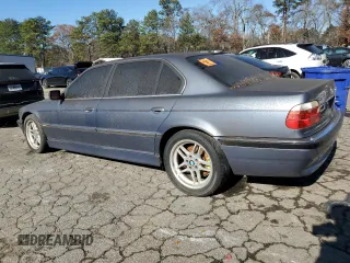 2001 BMW 7 Series 740iL with VIN WBAGH834X1DP20434, listed as a Copart auction lot 85572754 with 0 mi miles and Clean Title. Bid and sale history available at carsss.com. Image 2.