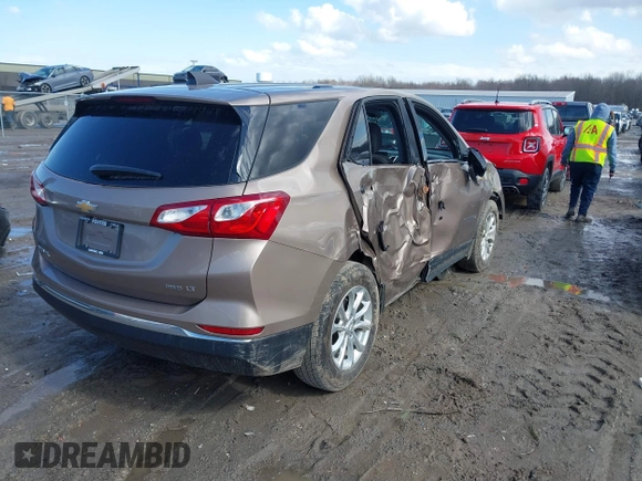 2018 Chevrolet Equinox LT with VIN 2GNAXSEV1J6163417, listed as a IAAI auction lot 41718663 with 85,940 mi miles and . Bid and sale history available at carsss.com. Image 4.