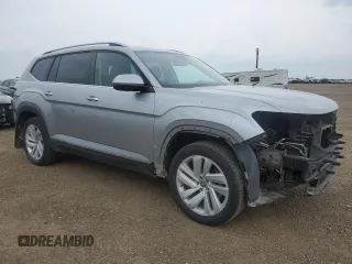 2021 Volkswagen Atlas SEL with VIN 1V2BR2CA6MC550823, listed as a Copart auction lot 65885005 with 158,380 mi miles and Salvage title. Bid and sale history available at DreamBid. Image 4.