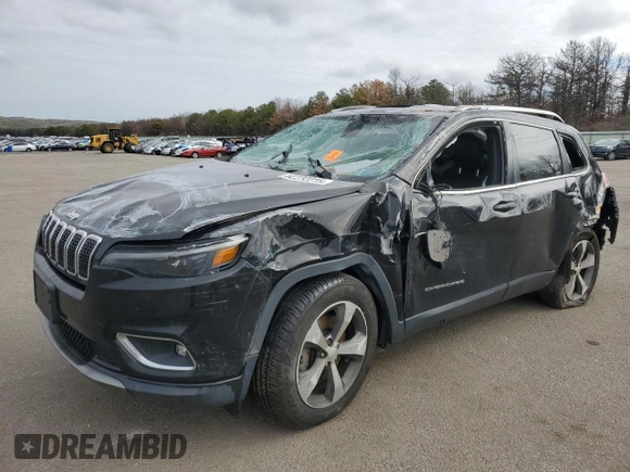 2019 Jeep Cherokee Limited с VIN 1C4PJMDN6KD292676, выставлен на аукционе Copart как лот 52232215 с пробегом 109 903 миль миль и Списание • Salvage title. История ставок и продаж доступна на DreamBid. Изображение 1.