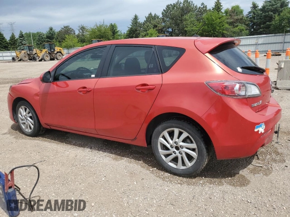 2013 Mazda 3 i Touring with VIN JM1BL1L76D1729182, listed as a Copart auction lot 58154175 with 168,378 mi miles and Salvage title. Bid and sale history available at DreamBid. Image 2.