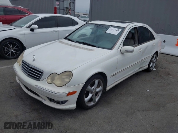 2005 Mercedes-Benz C 230 Kompressor with VIN WDBRF40J45F716960, listed as a IAAI auction lot 42773363 with 270,603 mi miles and . Bid and sale history available at DreamBid. Image 2.