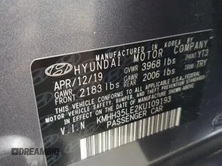 2019 Hyundai Elantra GT with VIN KMHH35LE2KU109193, listed as a Copart auction lot 75084434 with 0 mi miles and Non Repairable. Bid and sale history available at carsss.com. Image 13.