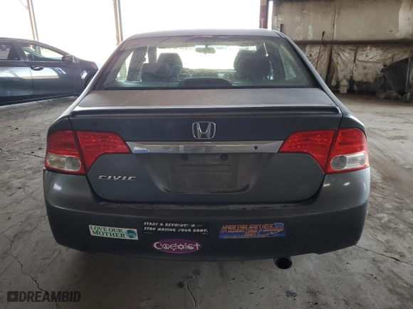 2010 Honda Civic Sdn LX-S with VIN 2HGFA1F6XAH538373, listed as a Copart auction lot 52707705 with 142,344 mi miles and Clean Title. Bid and sale history available at carsss.com. Image 6.