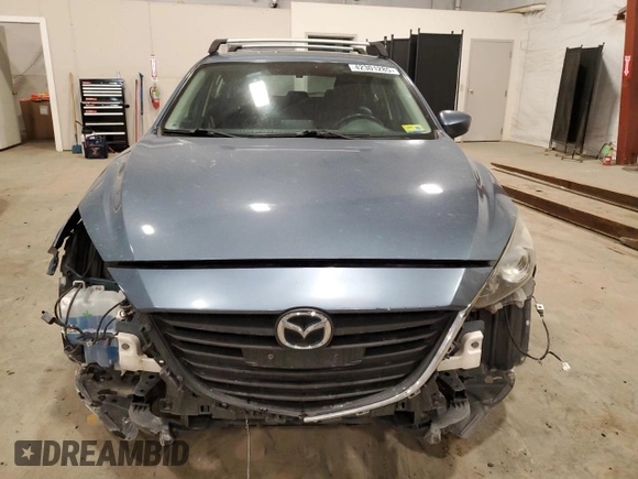 2014 Mazda 3 i Grand Touring with VIN JM1BM1M71E1216354, listed as a Copart auction lot 42301285 with 124,873 mi miles and Salvage Title. Bid and sale history available at DreamBid. Image 5.