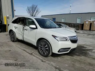 2015 Acura MDX Technology z VIN 5FRYD4H61FB028342, wystawiony jako Copart lot #46256965 z przebiegiem 130 080 mil mil oraz Szkoda całkowita • Salvage title. Historia ofert i sprzedaży dostępna na DreamBid. Obrazek 11.