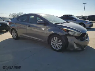 2014 Hyundai Elantra Limited with VIN 5NPDH4AE0EH487044, listed as a Copart auction lot 41521755 with 141,421 mi miles and Salvage Title. Bid and sale history available at carsss.com. Image 4.