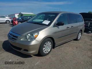 2005 Honda Odyssey LX z VIN 5FNRL38255B127485, wystawiony jako IAAI lot #42474675 z przebiegiem 243 904 mil mil oraz . Historia ofert i sprzedaży dostępna na DreamBid. Obrazek 2.