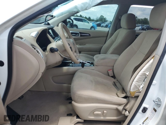 2015 Nissan Pathfinder SV with VIN 5N1AR2MN9FC712585, listed as a Copart auction lot 58863605 with 160,588 mi miles and Salvage title. Bid and sale history available at DreamBid. Image 7.