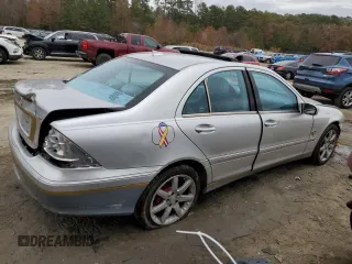 2004 Mercedes-Benz C 230 Kompressor with VIN WDBRF40J14A548030, listed as a Copart auction lot 80555724 with Not Provided miles and Salvage Title. Bid and sale history available at DreamBid. Image 3.