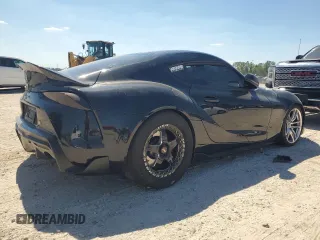 2021 Toyota GR Supra 3.0 with VIN WZ1DB0C08MW045716, listed as a Copart auction lot 73589624 with 12,532 mi miles and Clean Title. Bid and sale history available at carsss.com. Image 3.